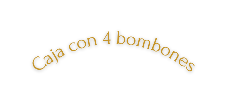 Caja con 4 bombones