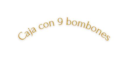 Caja con 9 bombones